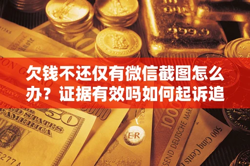 济南欠钱不还仅有微信截图怎么办？证据有效吗如何起诉追回欠款？