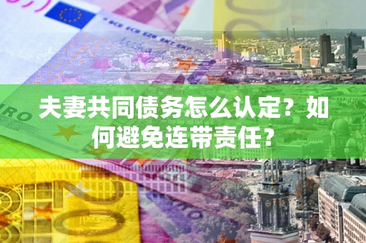 济南夫妻共同债务怎么认定？如何避免连带责任？