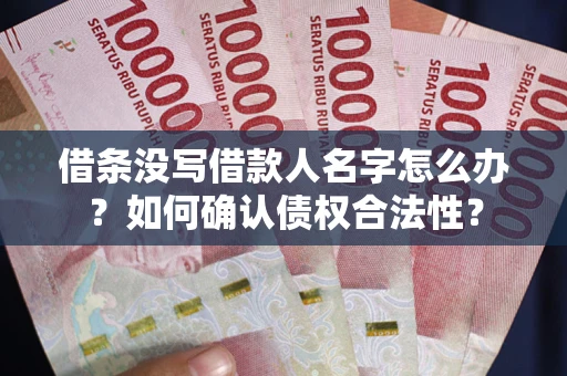 济南借条没写借款人名字怎么办？如何确认债权合法性？