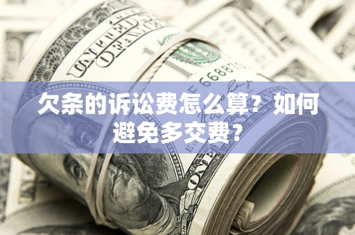 济南欠条的诉讼费怎么算？如何避免多交费？