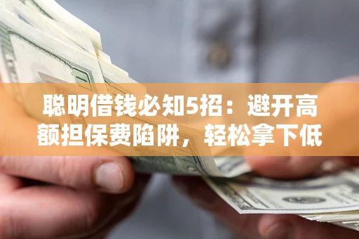 济南聪明借钱必知5招：避开高额担保费陷阱，轻松拿下低息贷款
