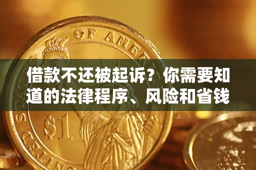 济南借款不还被起诉？你需要知道的法律程序、风险和省钱技巧