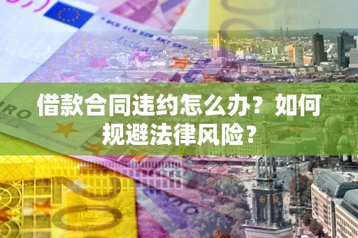 济南借款合同违约怎么办？如何规避法律风险？